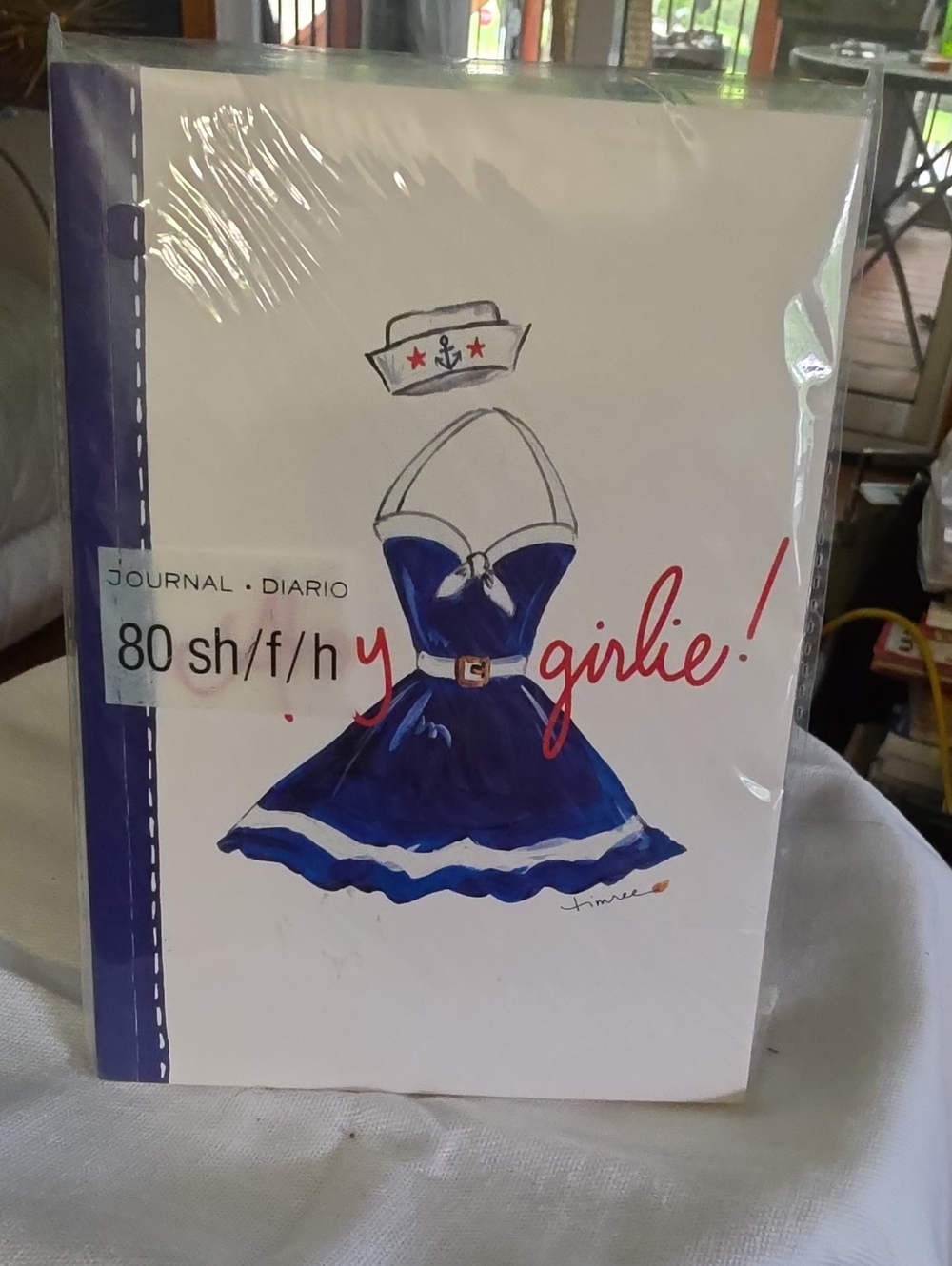 Girlie! Navy Blue Dress Journal - Kids Toys Dolls & Accessories